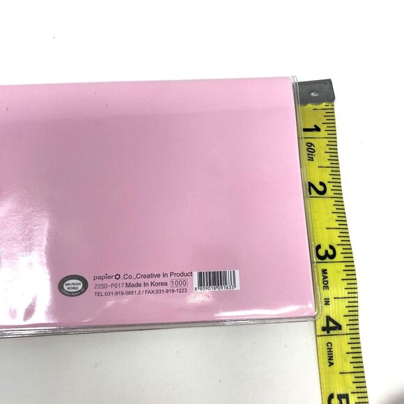 Korean Stationery Papier Strawberry Rabbit Mini Calendar Agenda Book Vintage - Picture 4 of 11